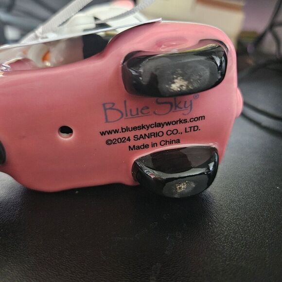 Blue Sky Clayworks Hello Kitty Riding Scooter HTF Ceramics Brand New With Tags - Picture 6 of 16